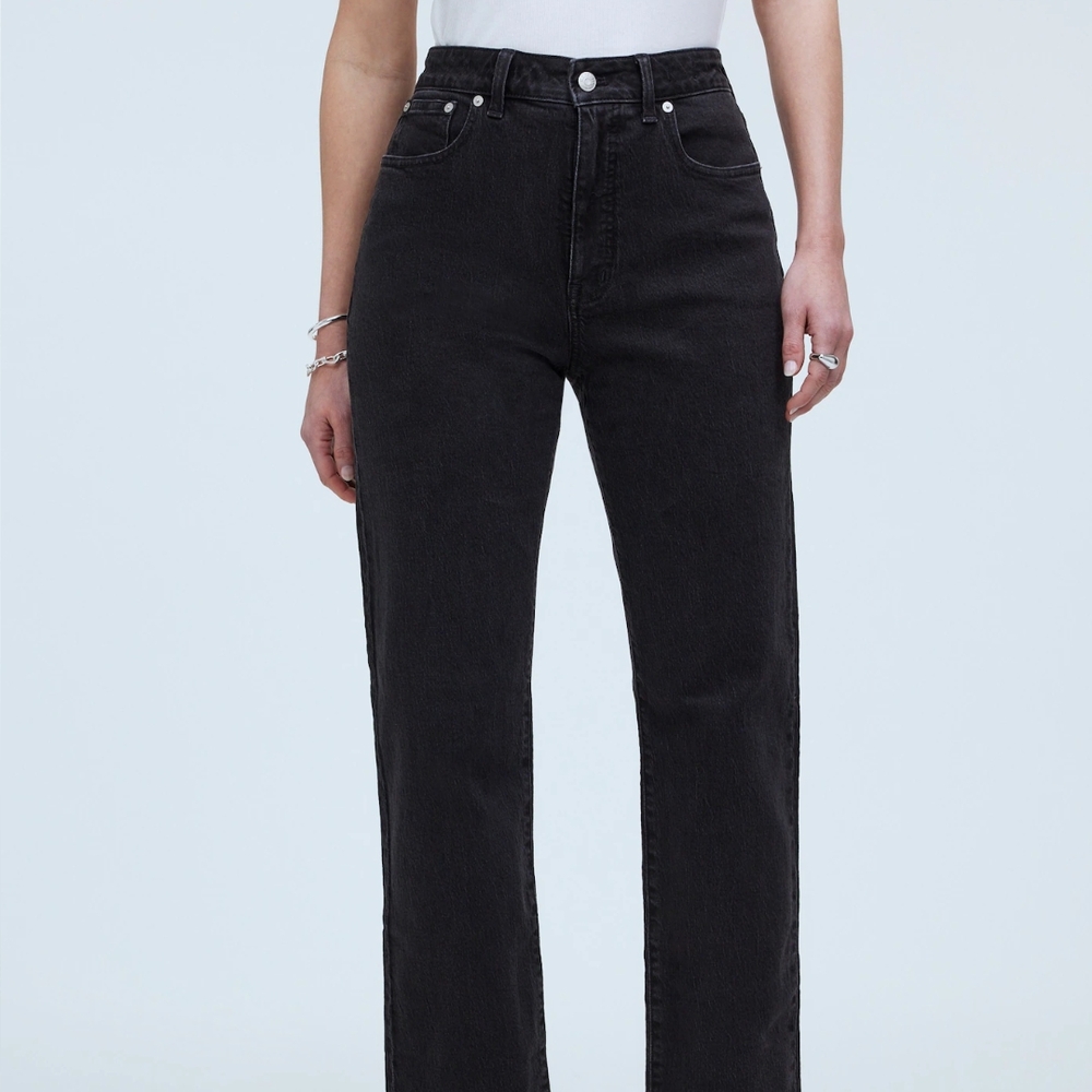 Madewell The 90s Curvy Black Jean